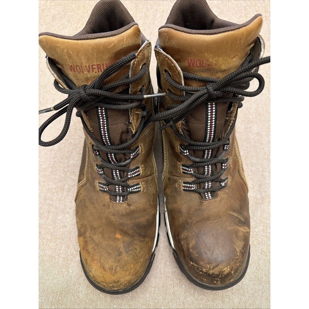 Wolverine Mens Tarmac 6" Waterproof Work Safety Boots Size 11.5ew CarbonMax